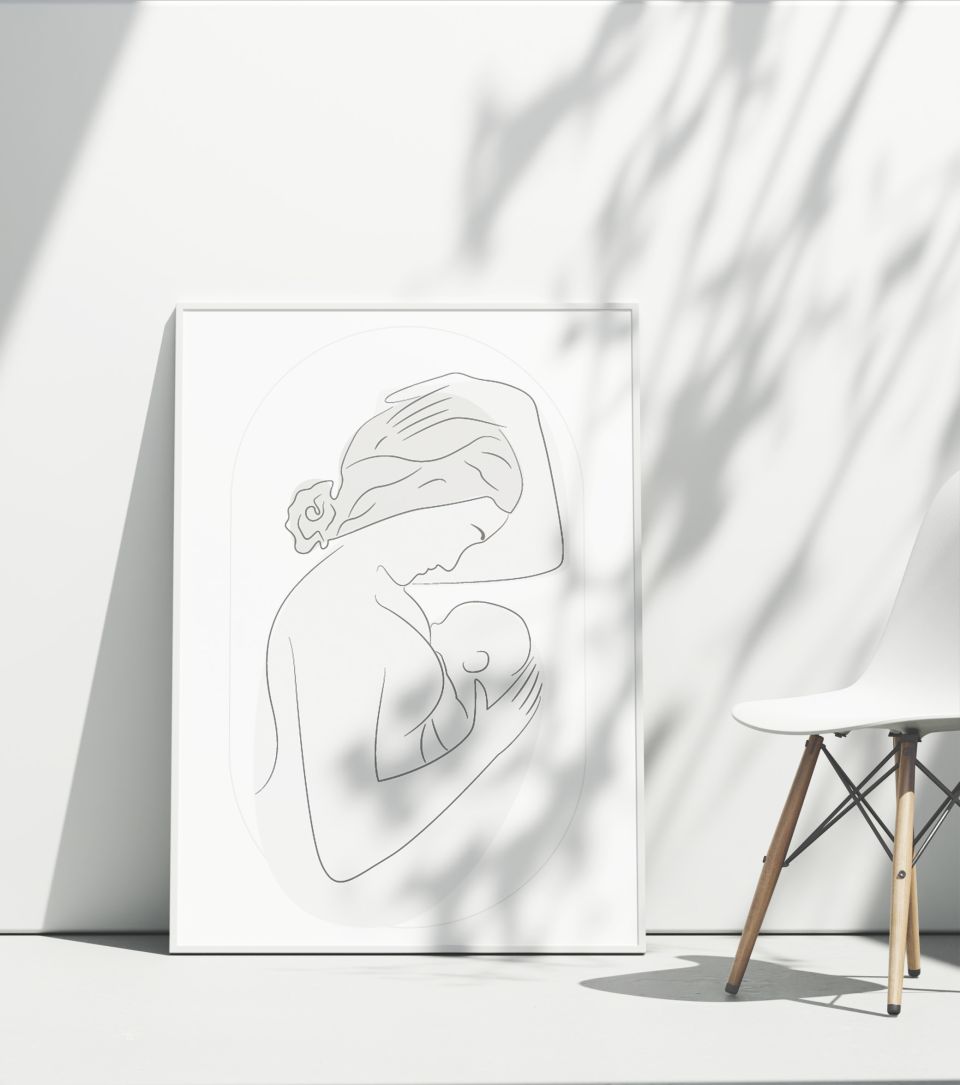 femme allaitant son bébé kezacreation