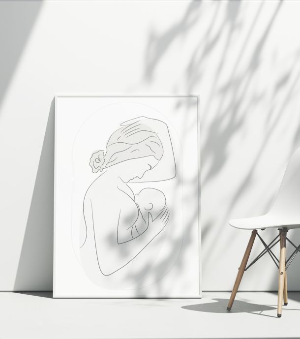 femme allaitant son bébé kezacreation